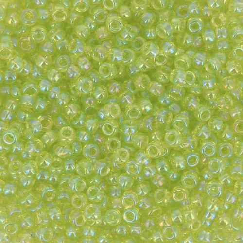 Rocaille Miyuki 11/0 258 - Transparent Chartreuse AB x8g