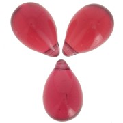 Gouttes 6x9 mm - Transparent Ruby x25