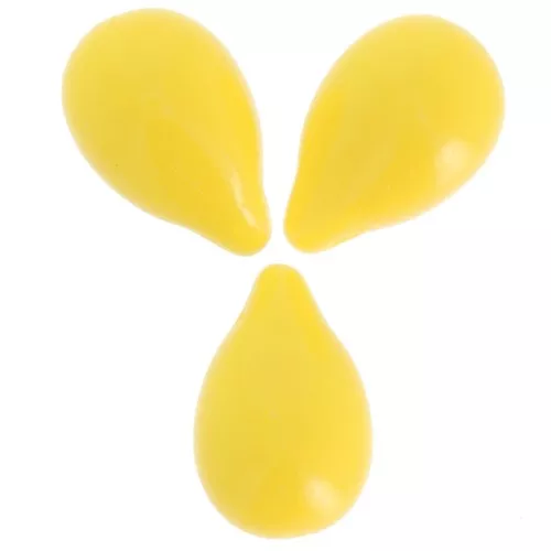 Gouttes 6x9 mm - Opaque Jaune x25