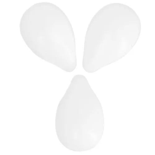 Gouttes 6x9 mm - Opaque White x25