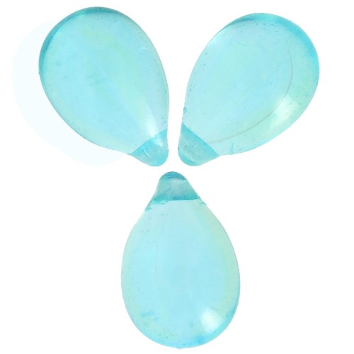 Gouttes 6x9 mm - Transparent Aqua x25