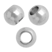Perles 3 mm avec trou de 1.5 mm - Acier inoxydable 303 x10