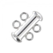 Fermoir 2 rangs 16 mm en Argent 925 x1