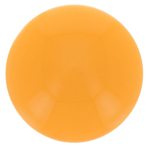 Cabochon rond en résine opaque 14 mm - Mandarine x1
