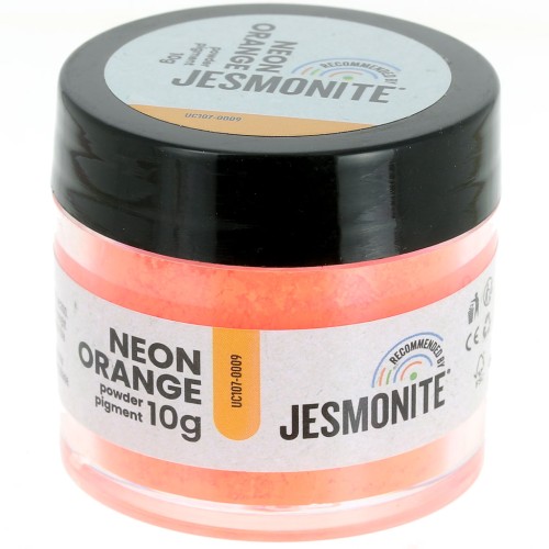 Pigment en poudre en flacon - Jesmonite - Orange fluo x10g