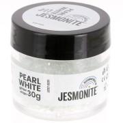 Chips pailletés en flacon - Jesmonite - Pearl White x30g