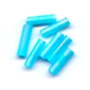 Perles rocailles Preciosa  tubes 6.5x2 mm Aquamarine x20g