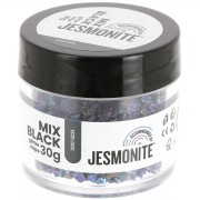 Chips pailletés en flacon - Jesmonite - Mix Black x30g