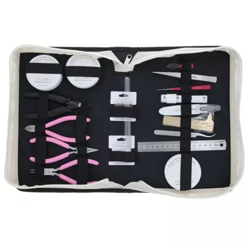 Kit outillage bijoux pour débutant 28.5x19 cm pour la création de bijoux DIY x1