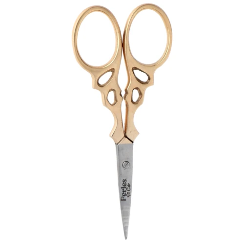 Ciseaux de broderie travaillé 9 cm by Perles&Co - Doré x1