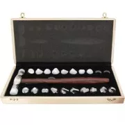 Marteau avec 20 embouts pour texturer le métal x1