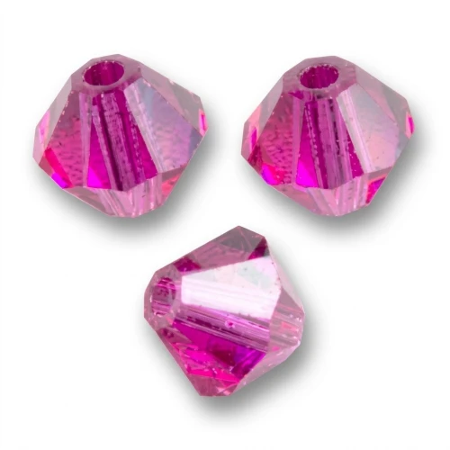 Toupies en cristal PureCrystal 5328 3 mm Fuchsia x50