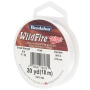 Fil nylon tressé WildFire Ultra 0.10 mm - Blanc x18.2m
