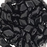 Perles en verre Gemduo 2 trous 8x5 mm - Jet x10g|raw }}