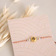 Fil à broder métallisé tressé 16 Au ver à soie - Fuchsia Turquoise (042) x10m