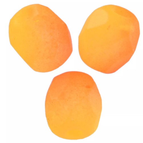 Facettes 6 mm - Orange Yellow Neon Mat x25