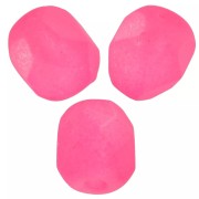 Facettes 6 mm - Pink Neon Mat x25