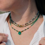 Perles rondelles fleur 3 mm - Acier inoxydable 304L x10