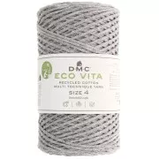 Gris - Bobine de cordon DMC 3 mm coton recyclé - Eco Vita 4 - Gris perlé x 200m Bobine de cordon DMC 3 mm coton recyclé - Eco Vita 4 - Gris perlé x 200m