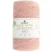Saumon - Bobine de cordon DMC 3 mm coton recyclé - Eco Vita 4 - Rose saumon x 200m Bobine de cordon DMC 3 mm coton recyclé - Eco Vita 4 - Rose saumon x 200m