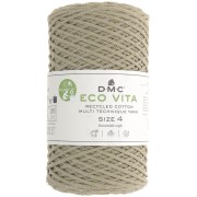 Bobine de cordon DMC 3 mm coton recyclé - Eco Vita 4 - Vert de gris x 200m