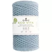 Bleu Gris - Bobine de cordon DMC 3 mm coton recyclé - Eco Vita 4 - Bleu gris x 200m Bobine de cordon DMC 3 mm coton recyclé - Eco Vita 4 - Bleu gris x 200m