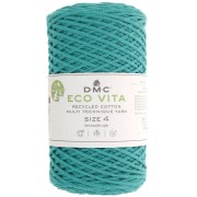 Bobine de cordon DMC 3 mm coton recyclé - Eco Vita 4 - Vert turquoise x 200m|raw }}