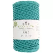 Vert Turquoise - Bobine de cordon DMC 3 mm coton recyclé - Eco Vita 4 - Vert turquoise x 200m Bobine de cordon DMC 3 mm coton recyclé - Eco Vita 4 - Vert turquoise x 200m