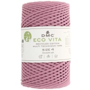 Bobine de cordon DMC 3 mm coton recyclé - Eco Vita 4 - Vieux rose x 200m|raw }}