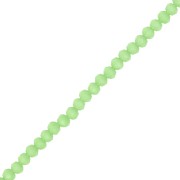 Perles rondelles facettées - rondes aplaties 4x3.5 mm - Jade Opal x40cm|raw }}