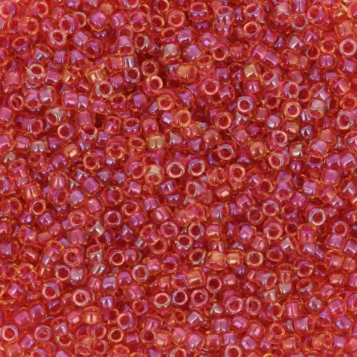 Rocaille Toho 15/0 TO15R241 - Inside color Light Topaz Rainbow - Mauve Lined x8g