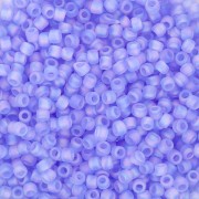 Rocaille Toho 11/0 TO11R168F - Transparent Light Sapphire Rainbow Frosted x8g|raw }}