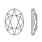 Cabochon PureCrystal 2603 14x10 mm - Crystal x1
