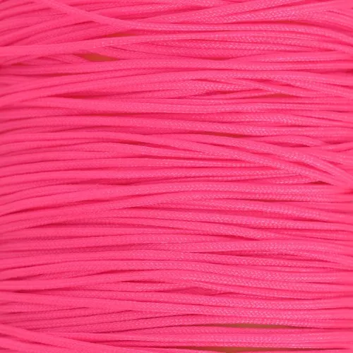 Fil de jade - Fil nylon tressé 0.5 mm - Rose fluo x9m
