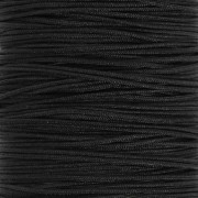 Fil nylon tressé - Fil de jade 0.5 mm - Noir x9m