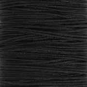 Fil nylon tressé - Fil de jade 0.5 mm - Noir x9m
