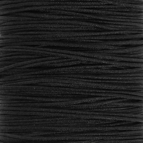 Fil nylon tressé - Fil de jade 0.5 mm - Noir x9m