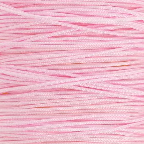 Fil de jade - Fil nylon tressé 0.5 mm - Rose clair x9m
