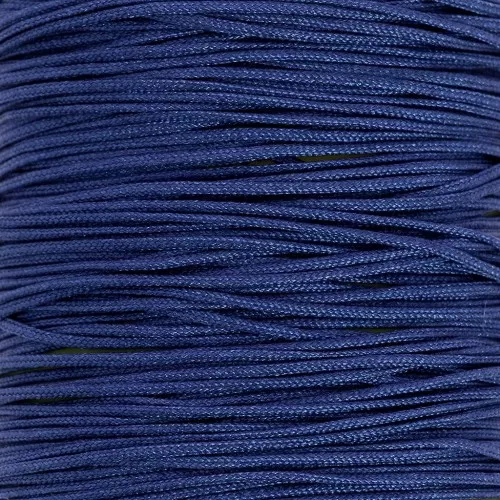 Fil de jade - Fil nylon tressé 0.5 mm - Bleu jean x9m