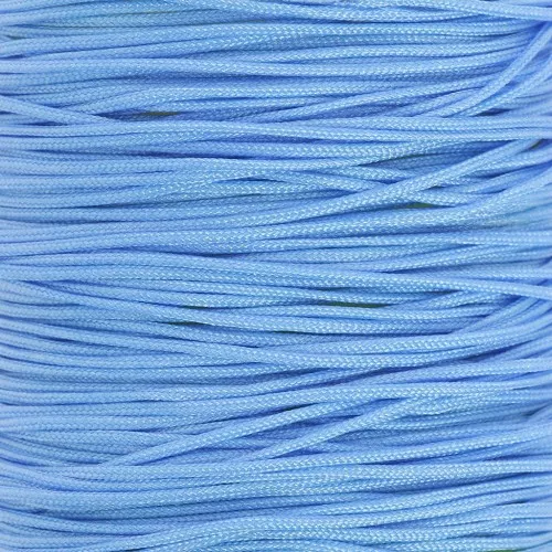 Fil de jade - Fil nylon tressé 0.5 mm - Bleu clair x9m
