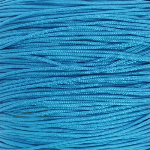 Fil de jade - Fil nylon tressé 0.5 mm - Bleu x9m