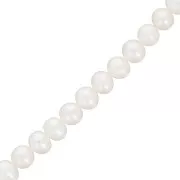 Perles d'eau douce baroques ovales irrégulières 6x5 mm - Grade AAA Blanc x10