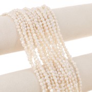 Perles d'eau douce baroques irrégulières 5 mm - Grade AA Blanc x10