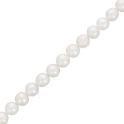 Perles d'eau douce Edison 10 mm - Grade AA Blanc x4|raw }}