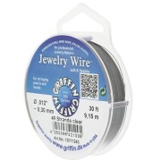 Fil cablé rond 49 brins 0.30 mm - Acier inoxydable x9.15m