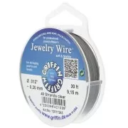 Fil cablé rond 49 brins 0.30 mm - Acier inoxydable x9.15m