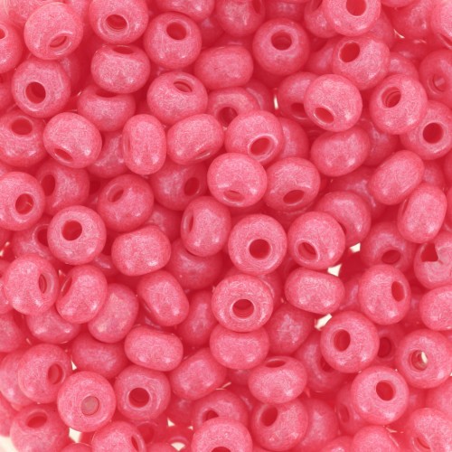 Perles rocailles Preciosa 6/0 4 mm - Opaque Rose x20g