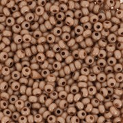 Perles rocailles Preciosa 11/0 2 mm - Terra Pearl - Caramel Luster x20g