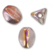 Perles en verre tchèque Pinch Beads 5x3 mm Crystal Sliperit x50|raw }}