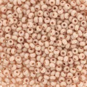 Perles rocailles Preciosa 11/0 2 mm - Terra Pearl - Labrador Luster x20g